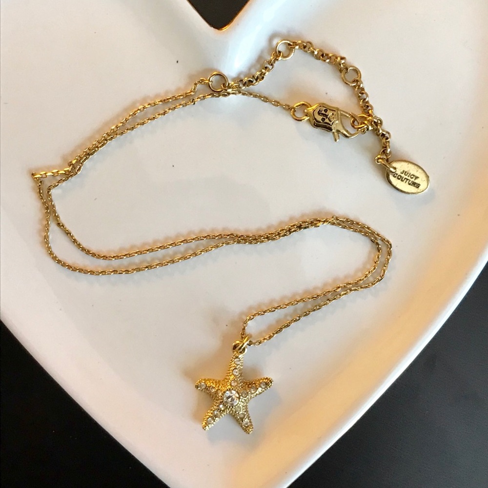 Juicy Couture Gold Starfish Necklace